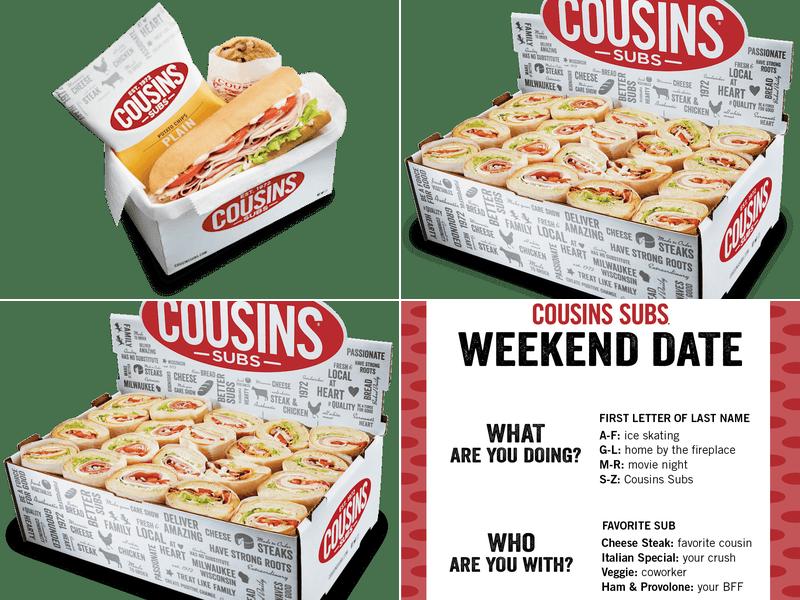 Cousins Subs Menu