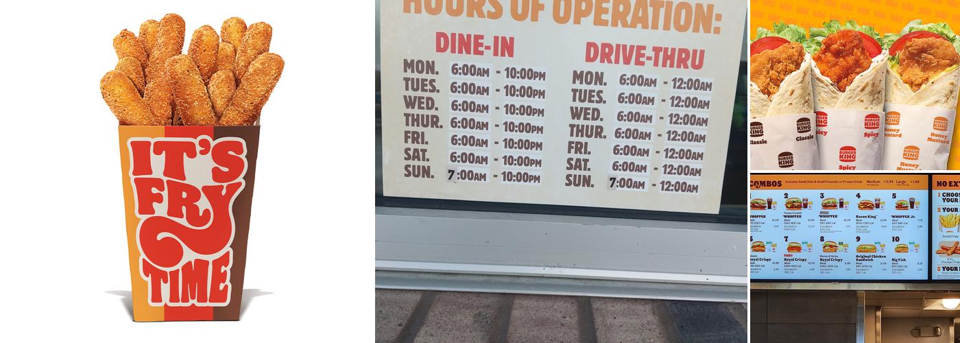Burger King Menu