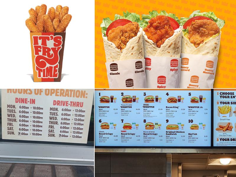 Burger King Menu
