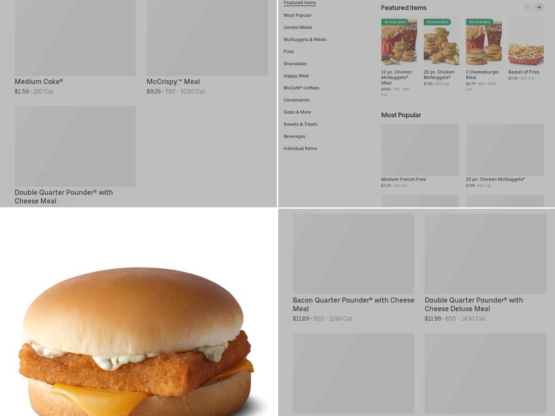 McDonald's Menu