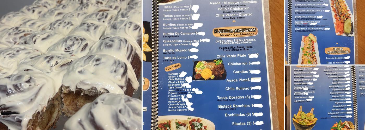 Panaderia La Imperial Menu