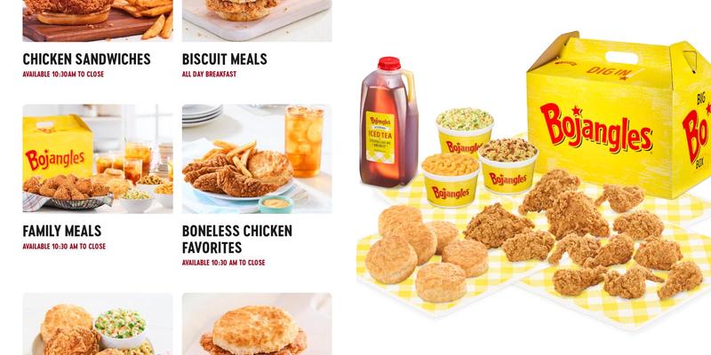 Bojangles Menu
