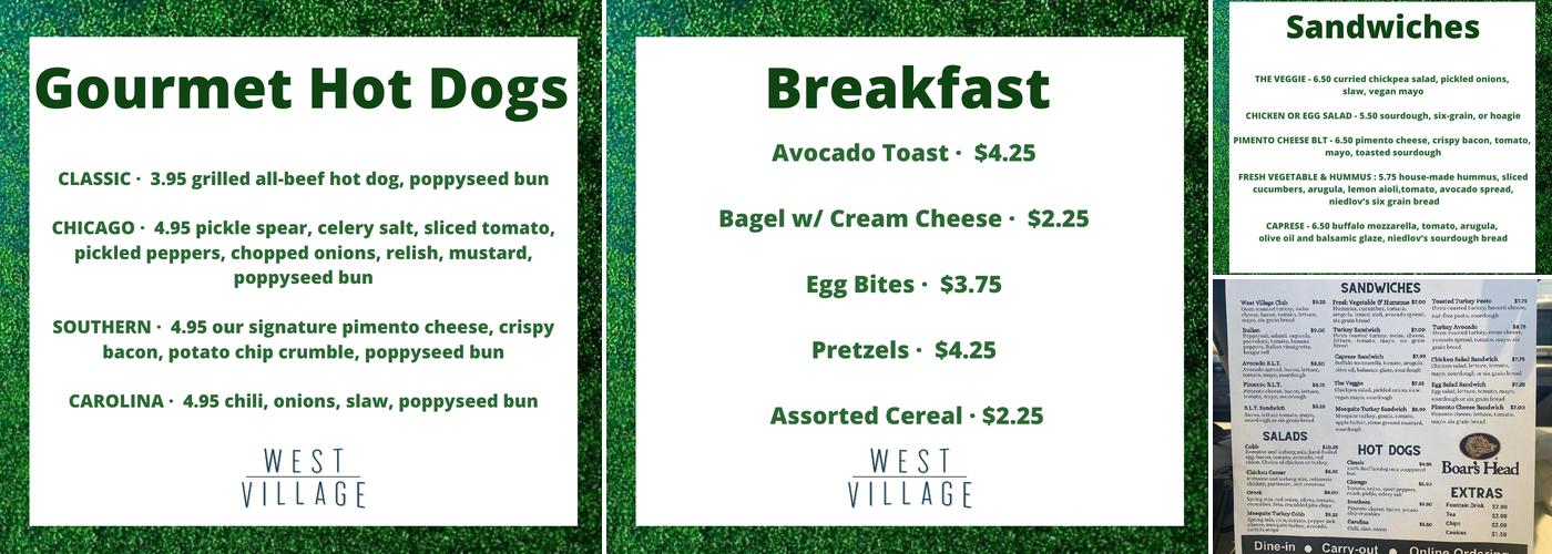 Alimentari Cafe and Market Menu