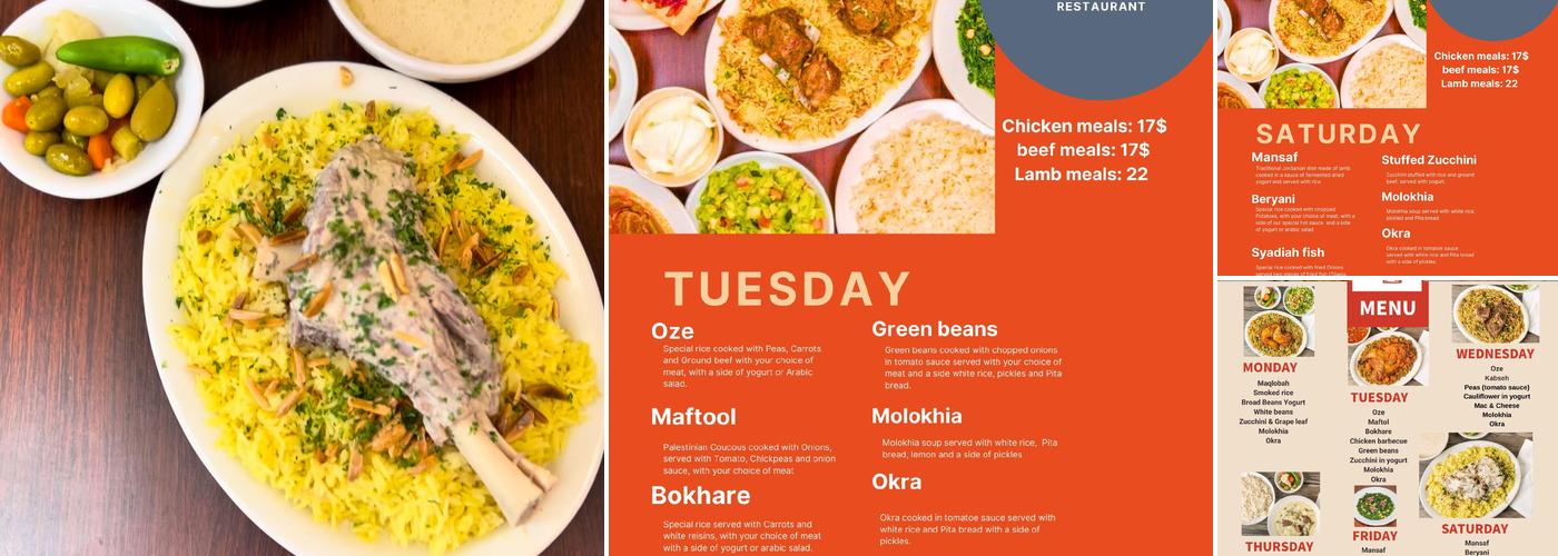 Nariman Restaurants Menu