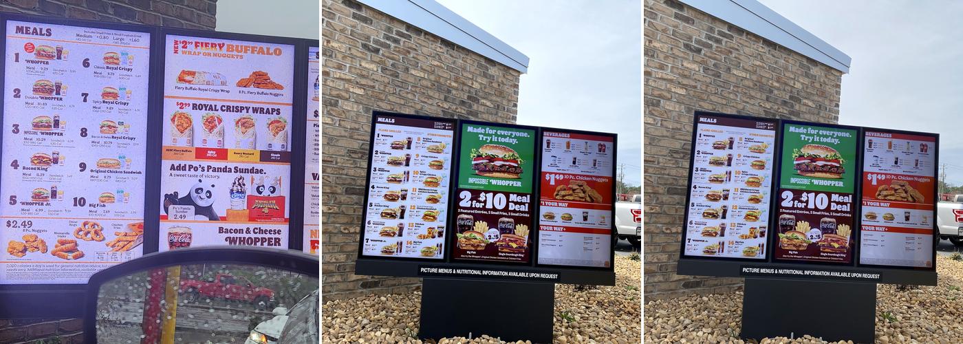 Burger King Menu