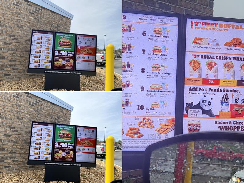Burger King Menu