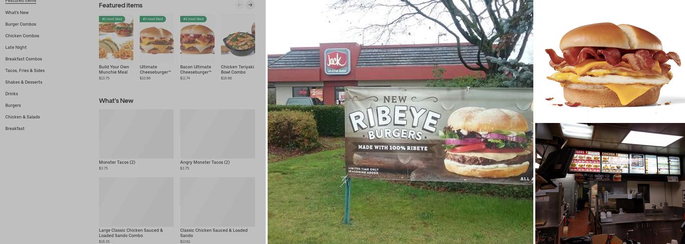 Jack in the Box Menu