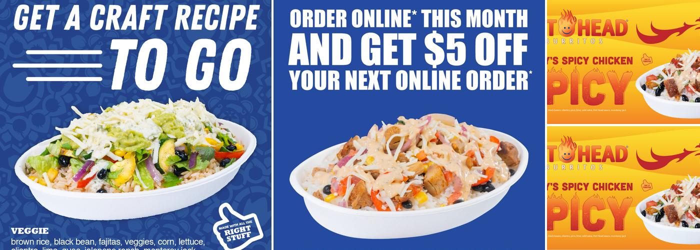 Hot Head Burritos Menu