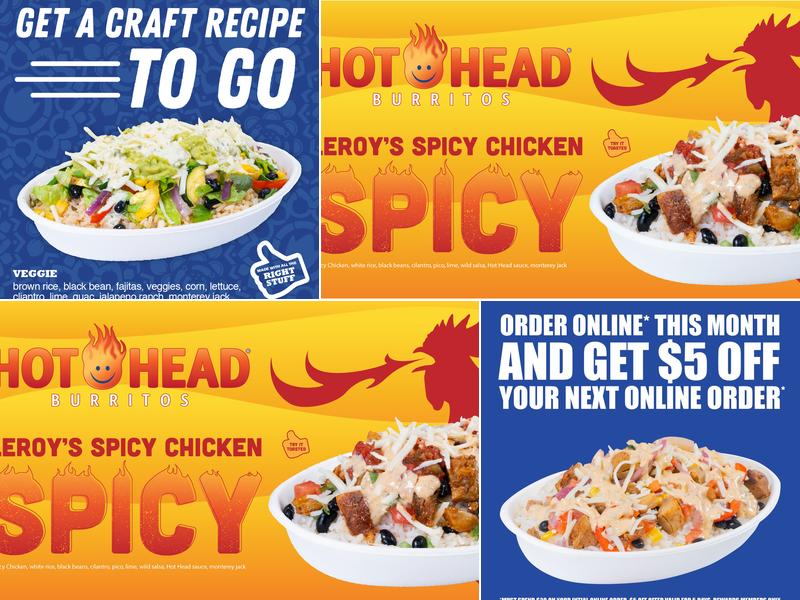 Hot Head Burritos Menu