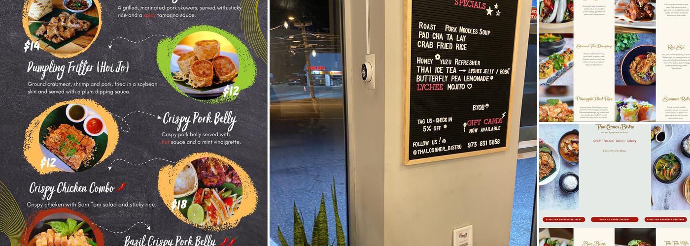 Thai Corner Bistro Menu