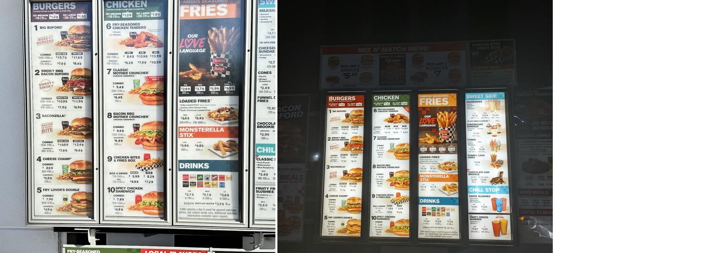Checkers Menu