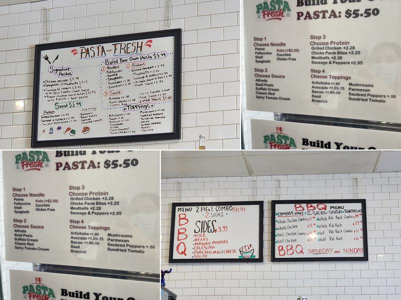 Pasta Fresh Menu