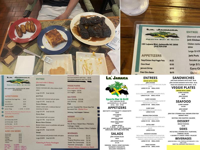 Lil' Jamaica Sports Bar & Grill Menu