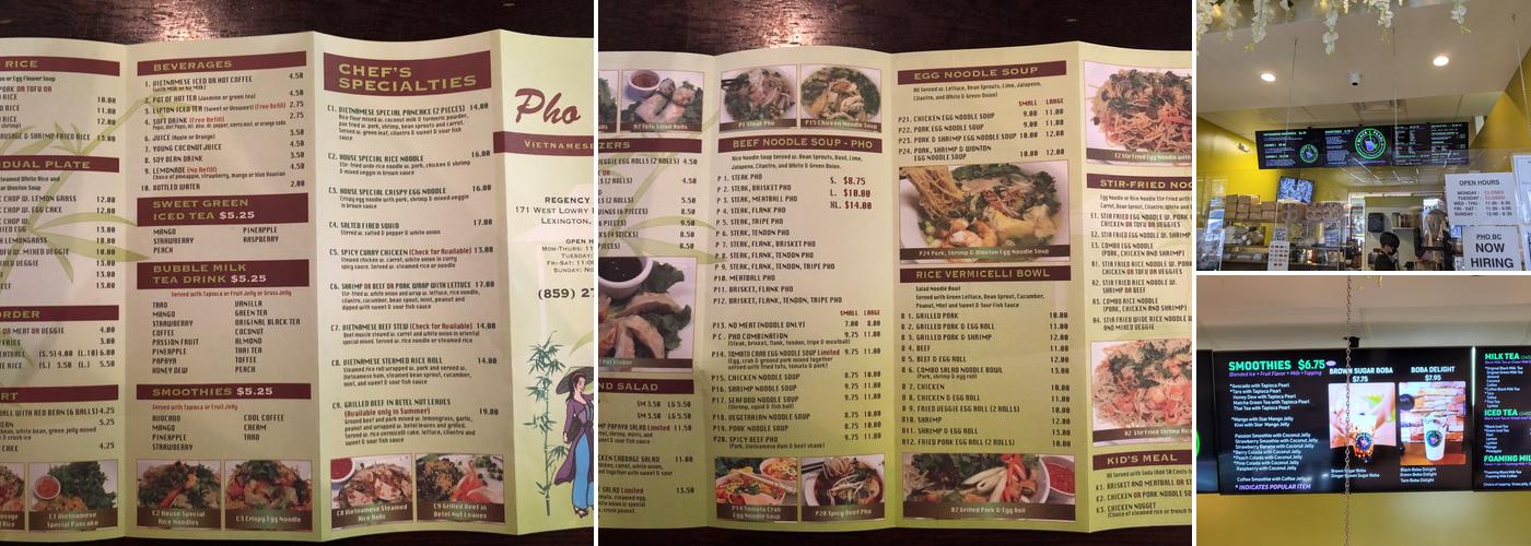 Black Pearl Bubble Tea Menu