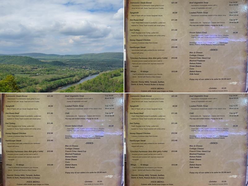 Prospect Overlook Menu