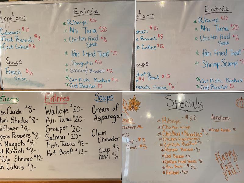 Elm Street Grill Menu