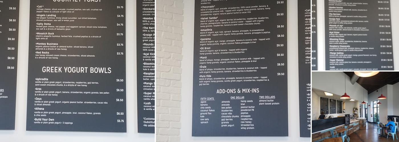 Protein Foundry Menu