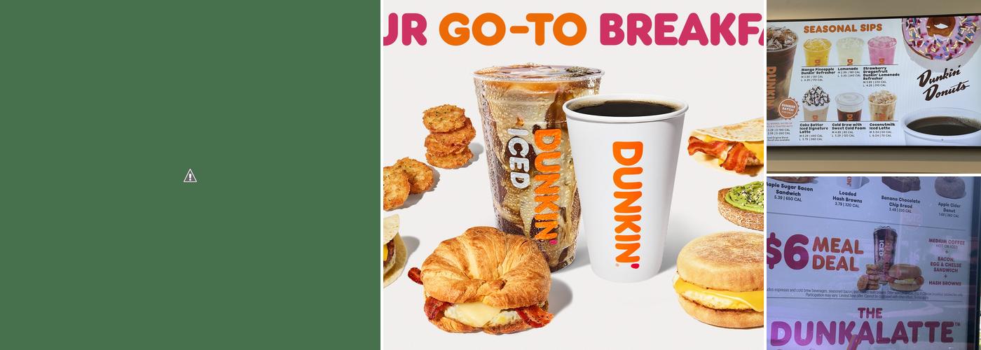 Dunkin' Menu