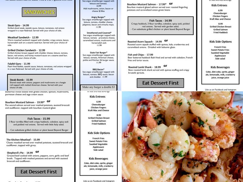 Kitchen 56 Menu