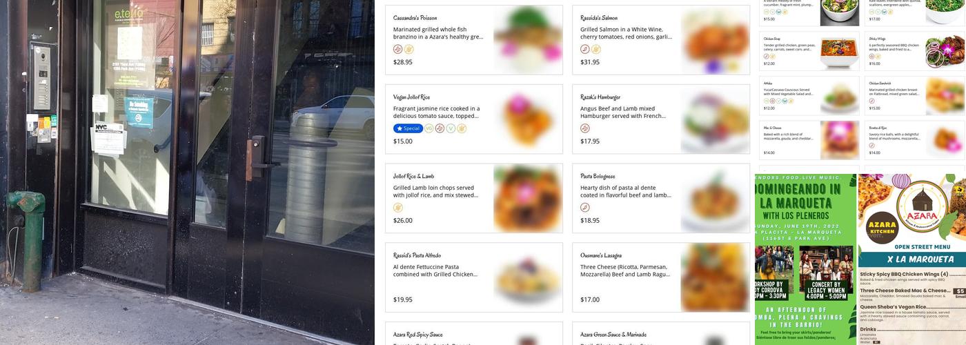 e.terra Kitchen Menu