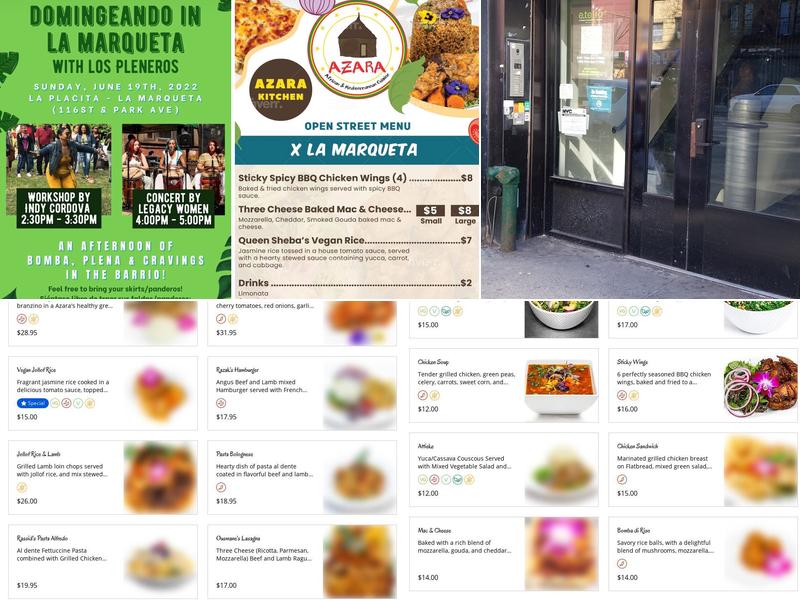 e.terra Kitchen Menu