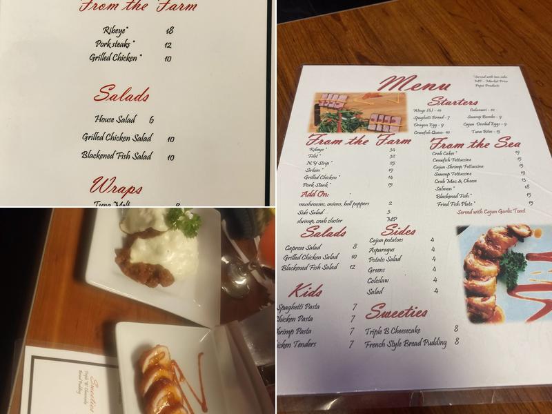 Fulgham's Menu