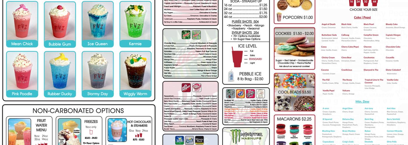 FiiZ Drinks Menu