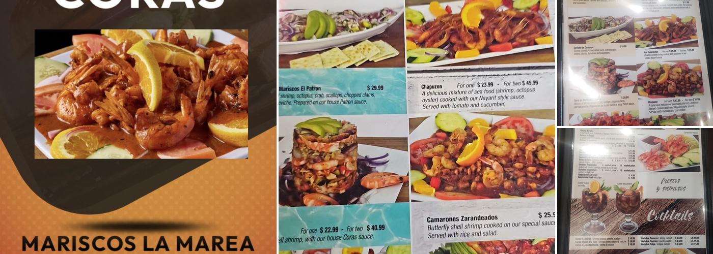 Mariscos La Marea Irving Menu
