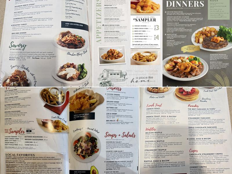 Country Kitchen Menu