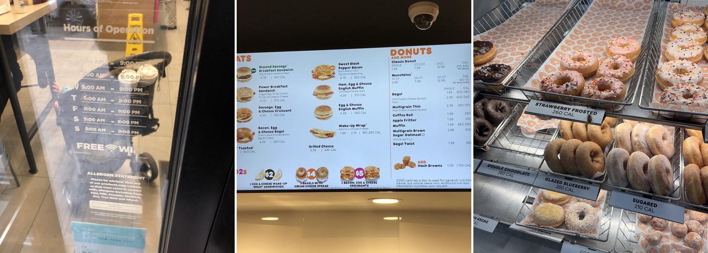 Dunkin' Menu