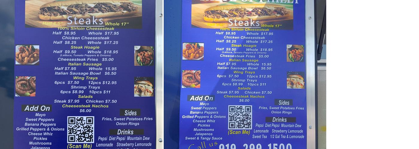 A Taste of Philly 4 U Menu