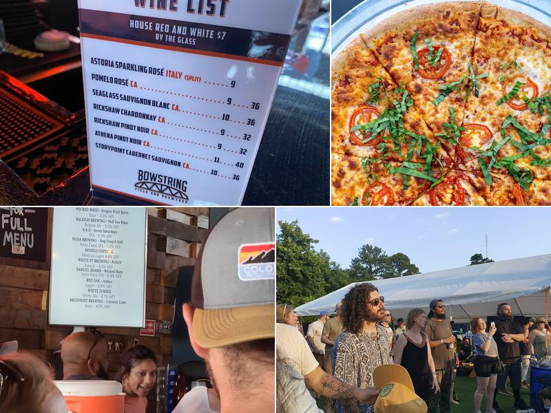 Bowstring Pizza and Brewyard Menu