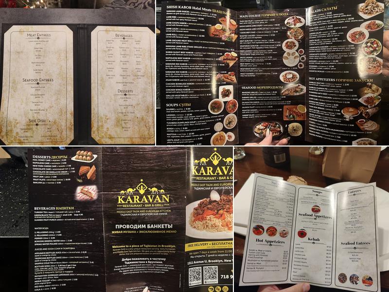 Karavan Grill Menu