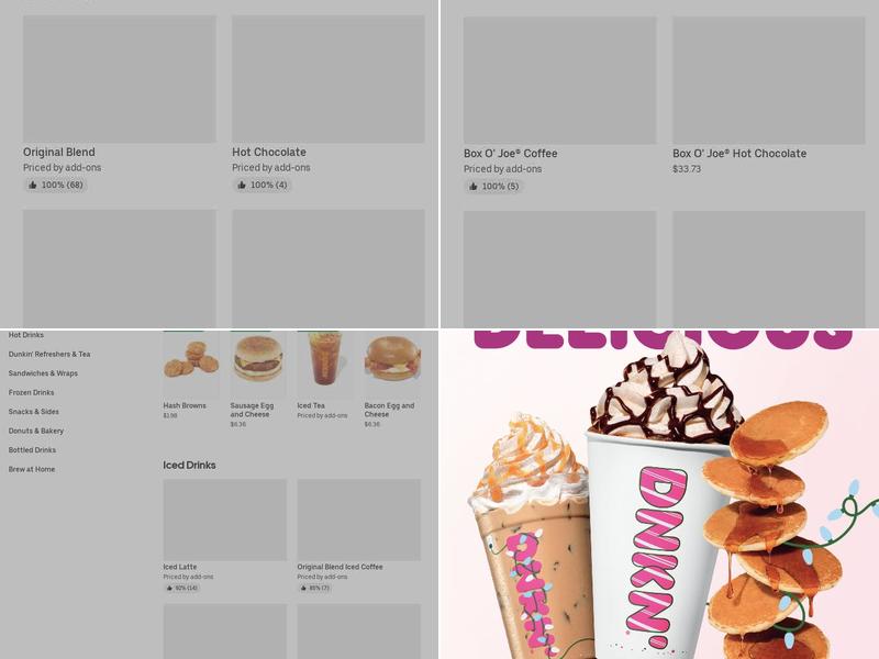 Dunkin' Menu