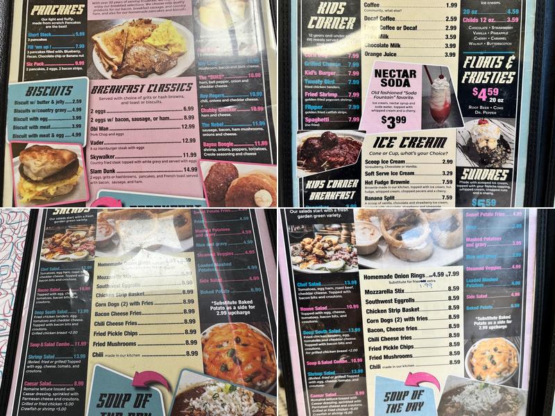 Lee’s Diner Menu