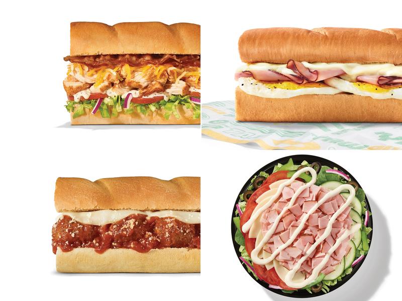 Subway Menu