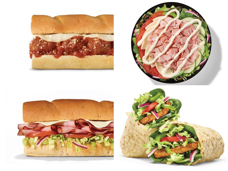 Subway Menu