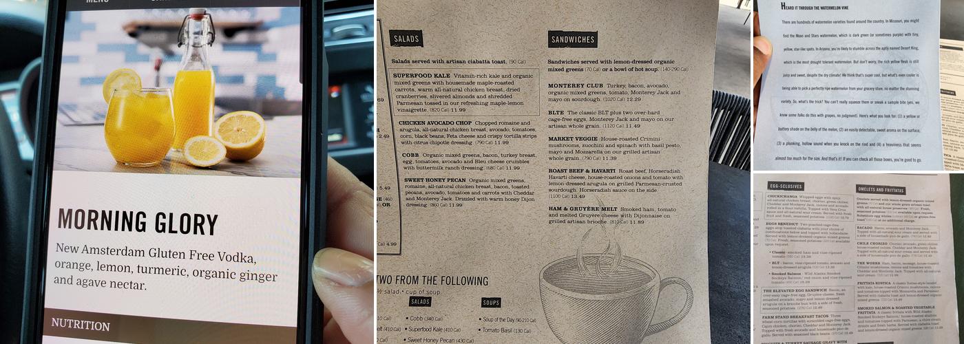 First Watch - Oakleaf Menu