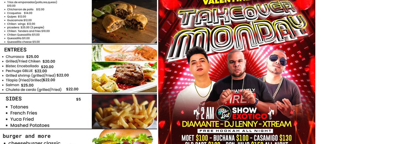 Generosa Bar & Lounge And Restaurant Menu