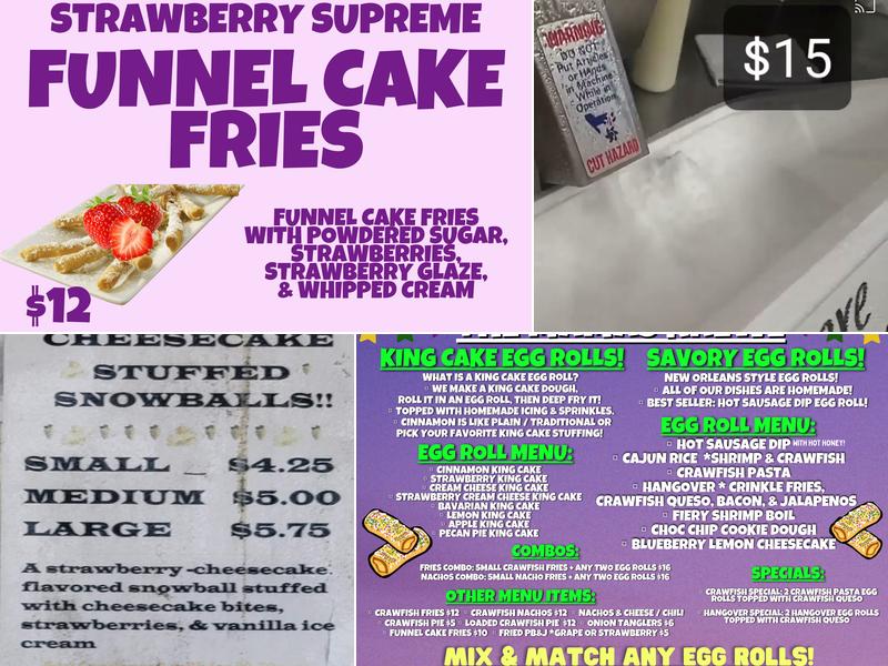 Momma's Krewe Menu