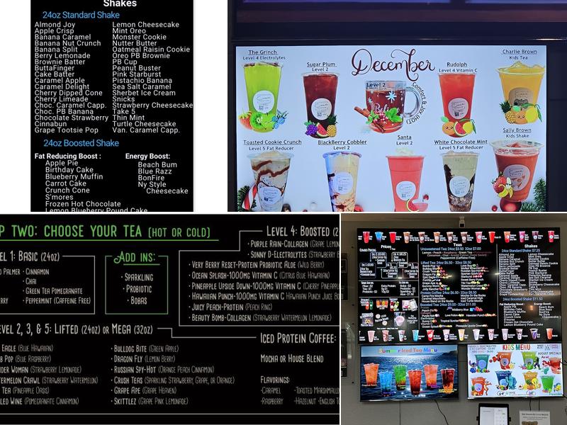 Crave Nutrition Menu