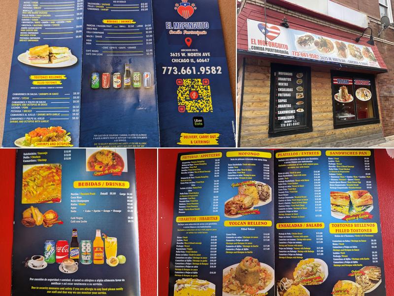 el mofonguito Menu