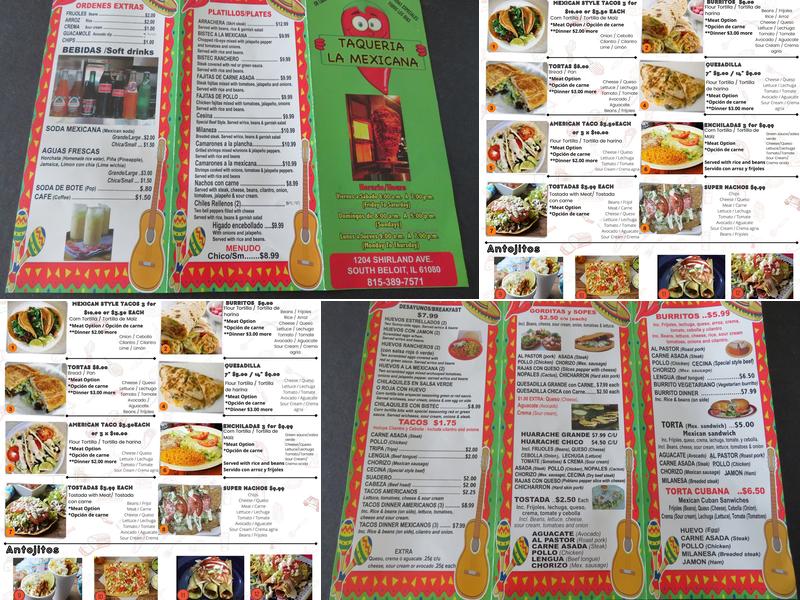 Abarrotes Lupita Taqueria Y Carniceria Menu