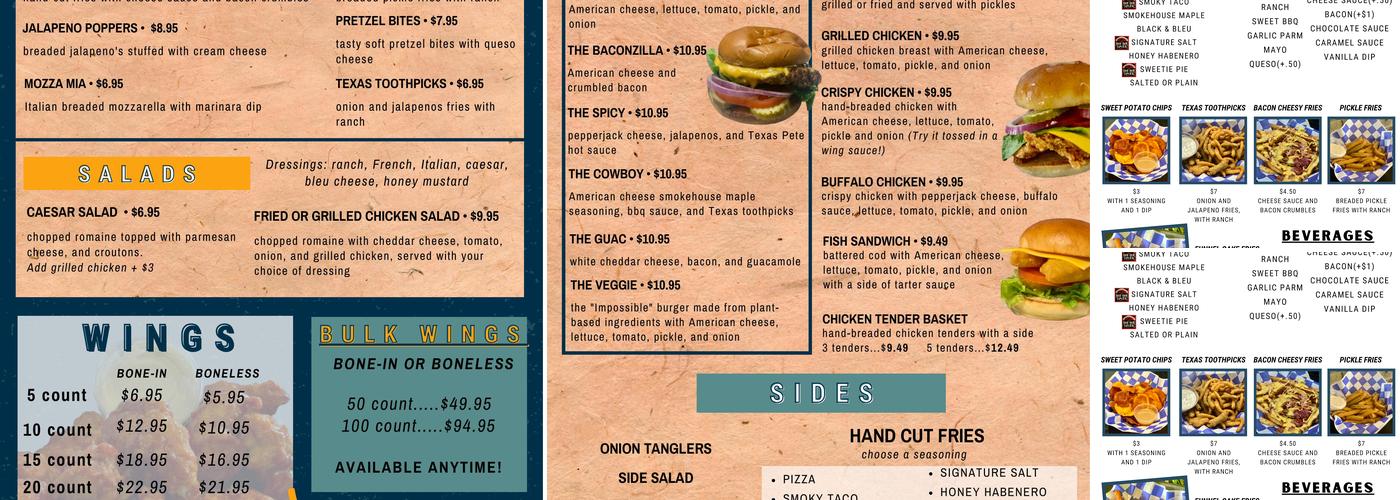 Fry'D & Chop'D Menu