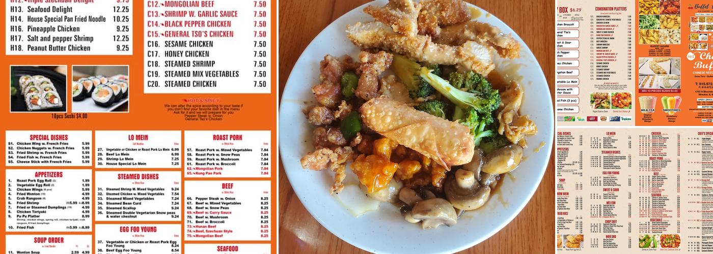 815 Cherry Buffet Menu