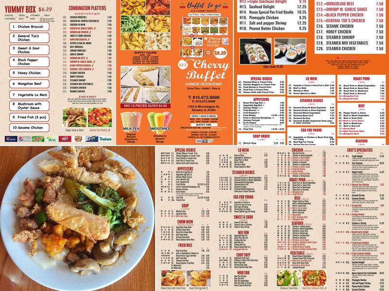 815 Cherry Buffet Menu