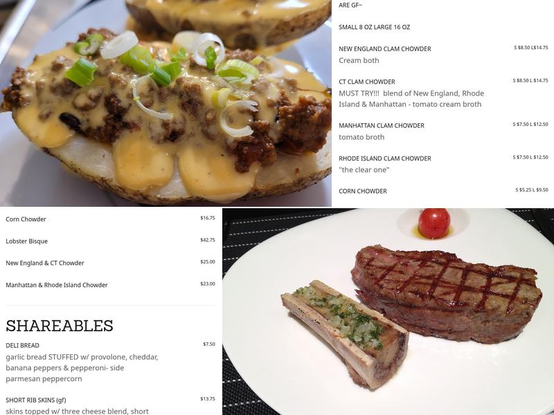 CT Chowder Co. Menu
