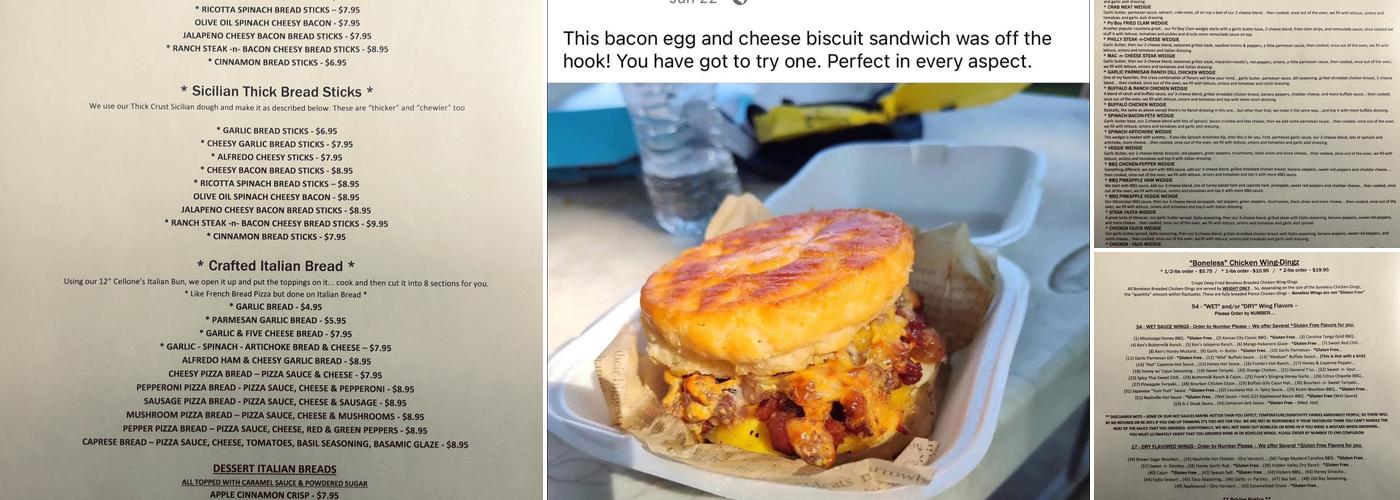 Ice House Pizzeria & Grille Menu