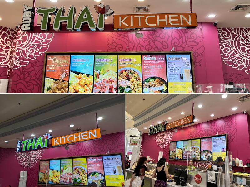 Ruby thai kitchen Menu