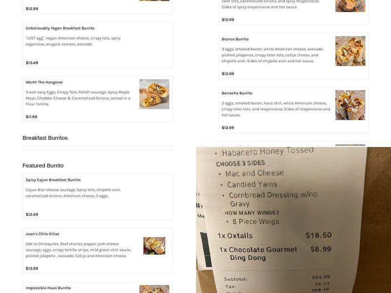 Melrose Food Co - by CloudKitchens Menu